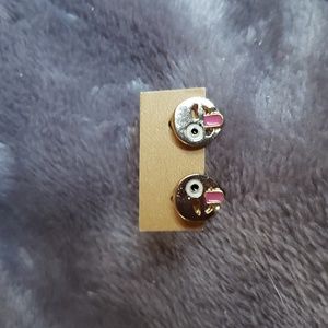 Silly face earrings